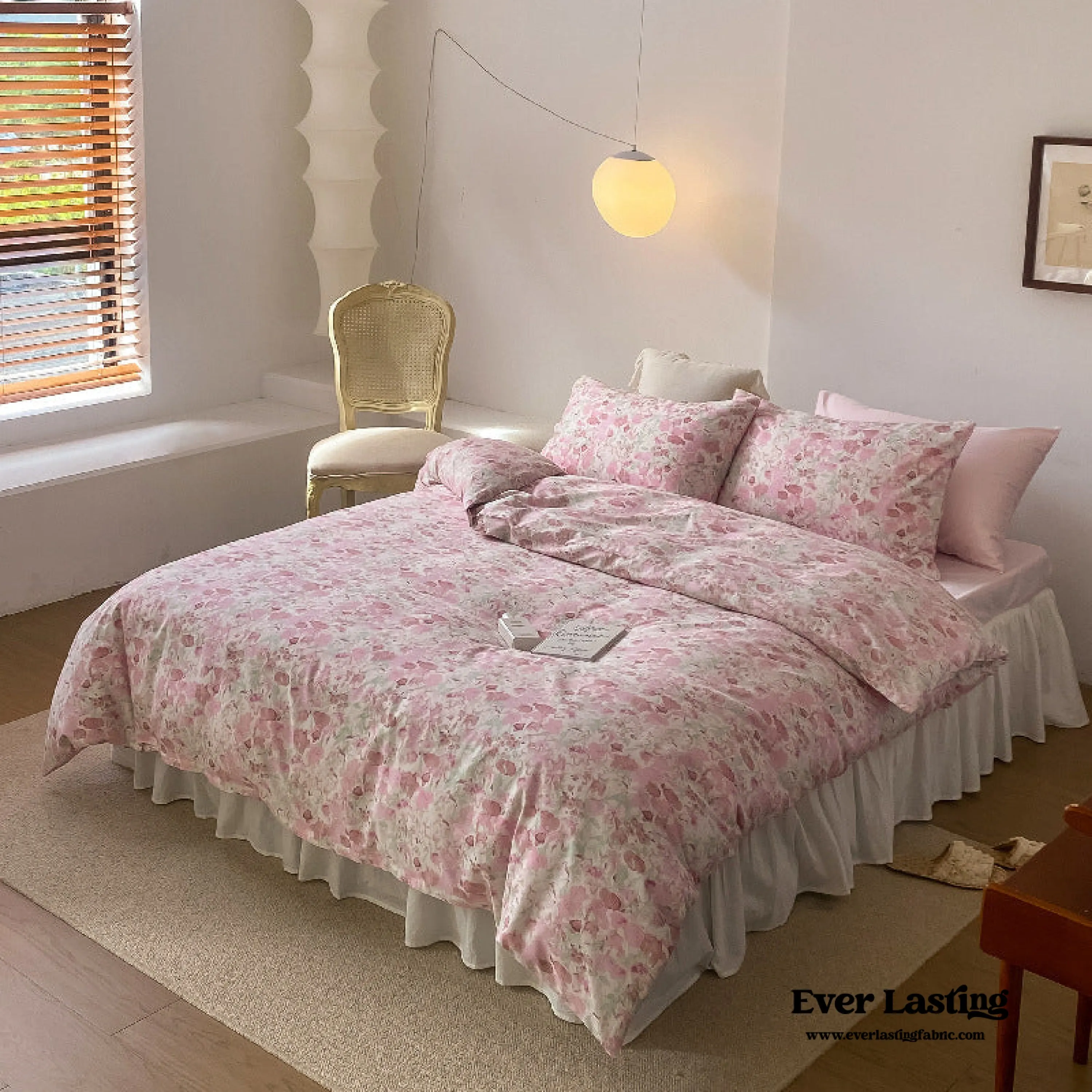 Blossom Floral Bedding Set / Orange