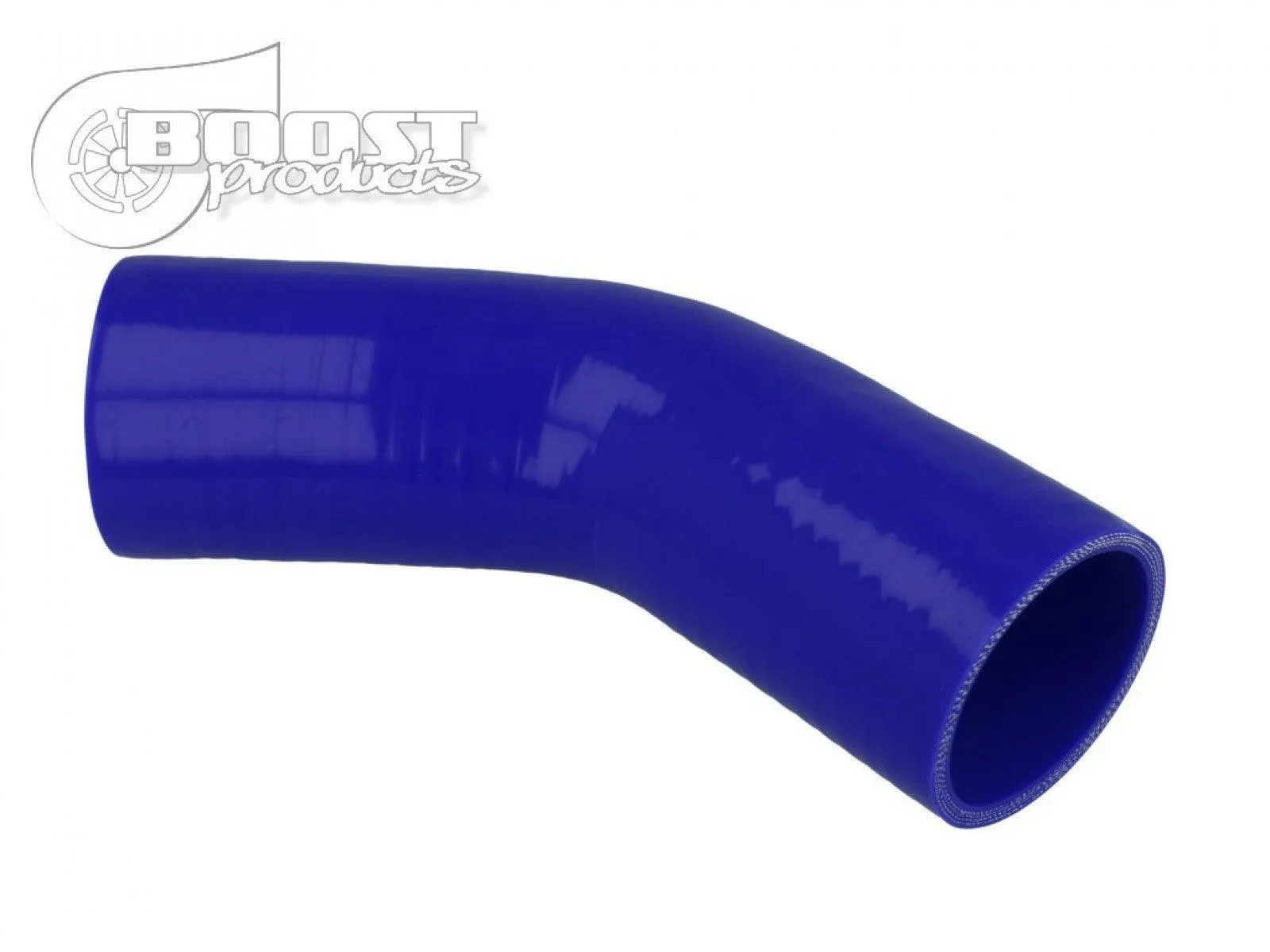 BOOST Products Silicone Elbow 45 Degrees, 32mm (1-1/4") ID, Blue