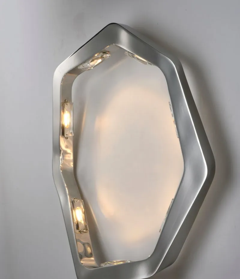 Boulder 22" 7 Light Wall Sconce in Polished Chrome