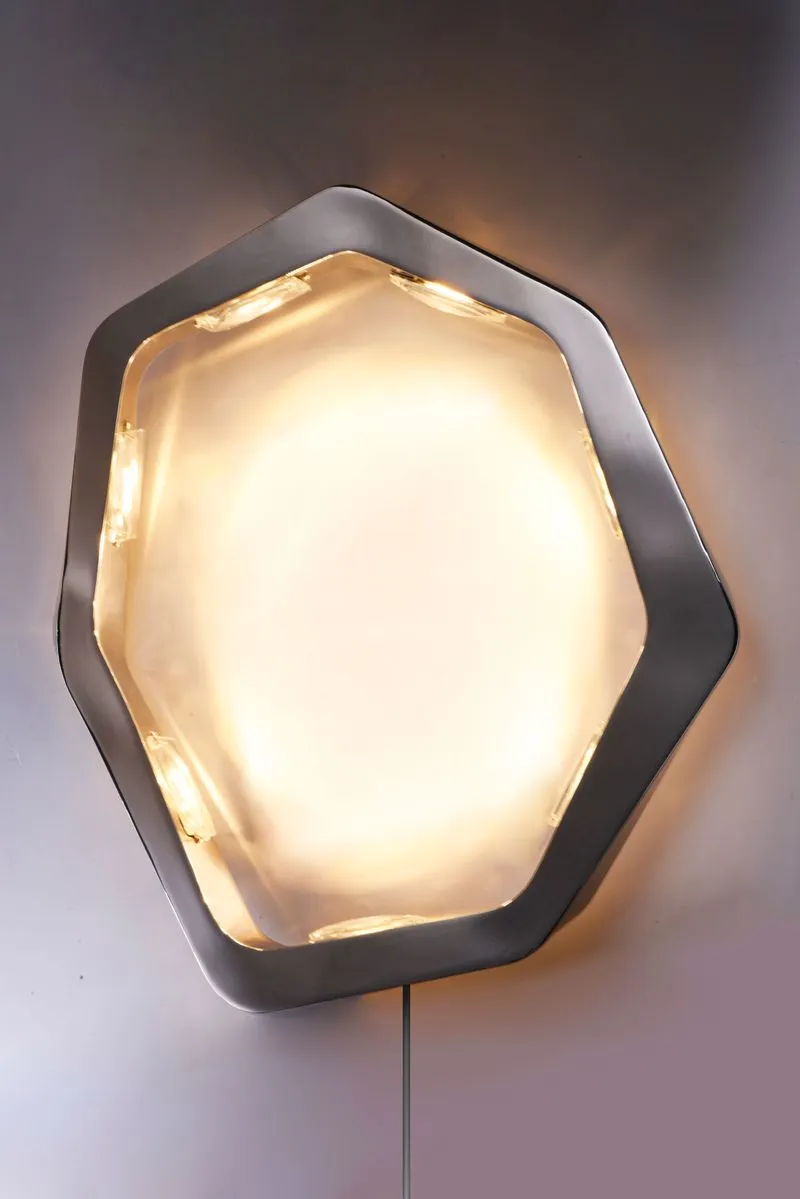 Boulder 22" 7 Light Wall Sconce in Polished Chrome