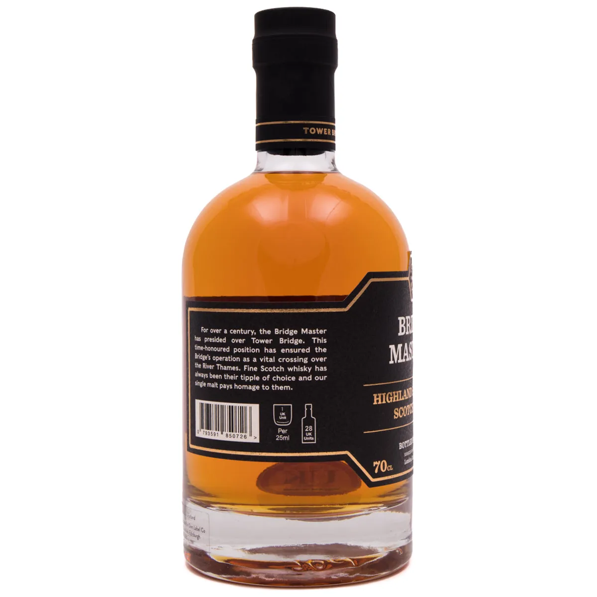 Bridge Master's Highland Single Malt Scotch Whisky 70cl