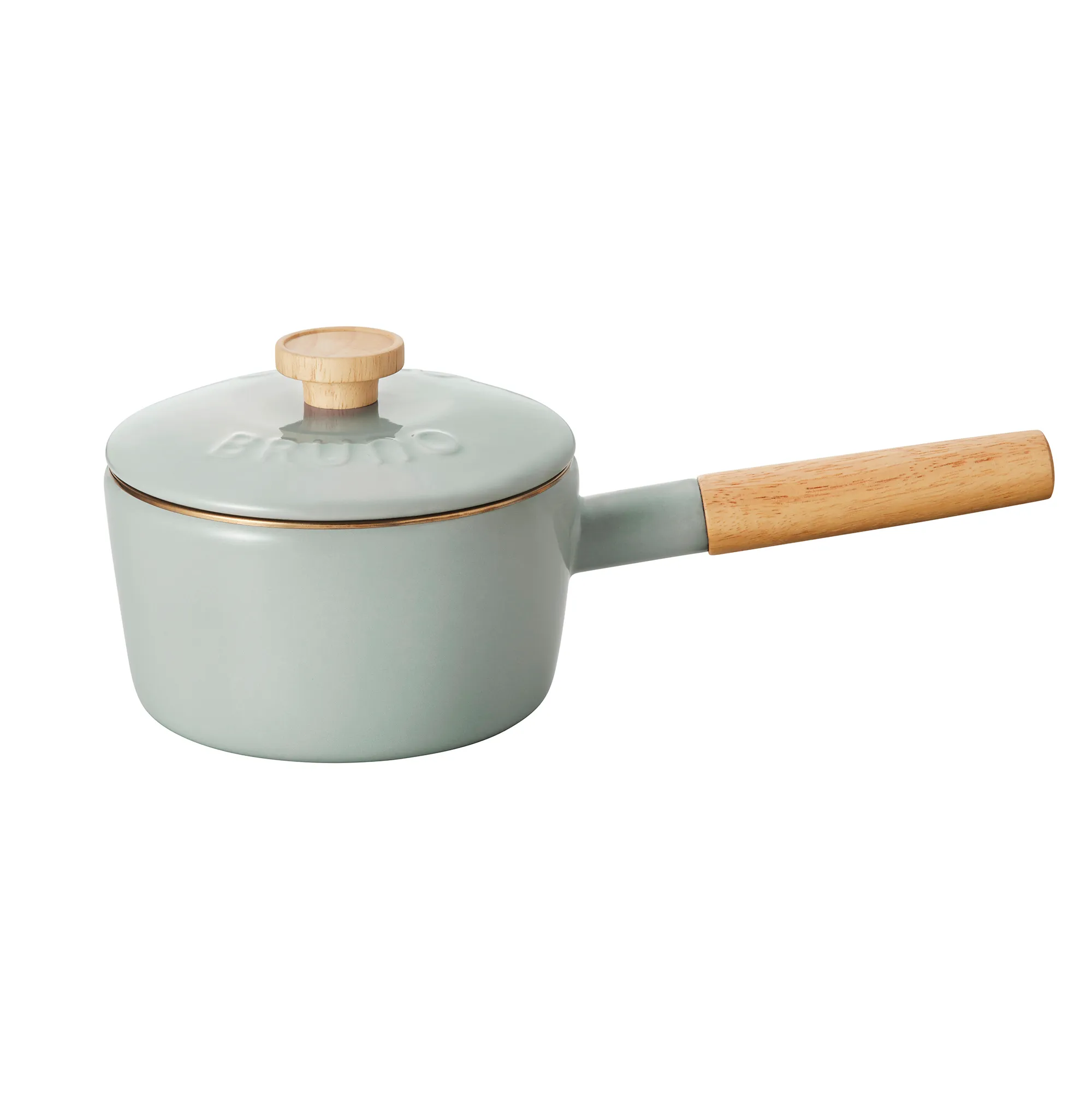 BRUNO x Fujihoro Enamel Saucepan (16cm) - Blue Green