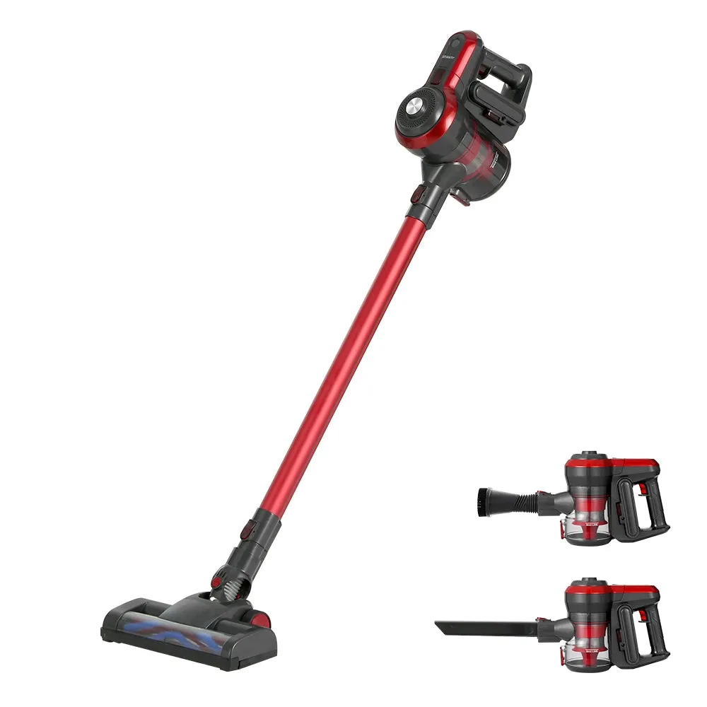 Brushless Cordless Vacuum Cleaner 250W, HEPA, 3 Heads - Devanti