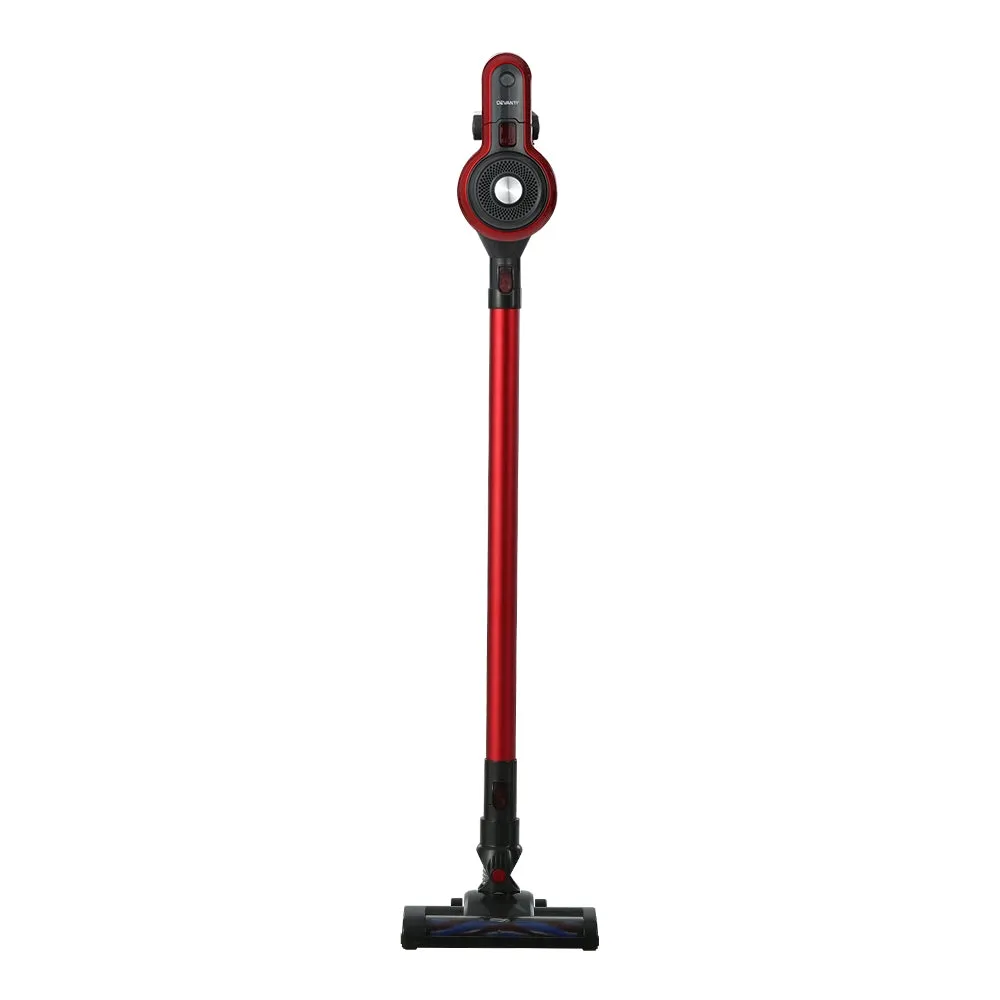 Brushless Cordless Vacuum Cleaner 250W, HEPA, 3 Heads - Devanti