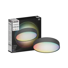 Calex Smart Ceiling Lamp 40cm - RGB Warm White - Black