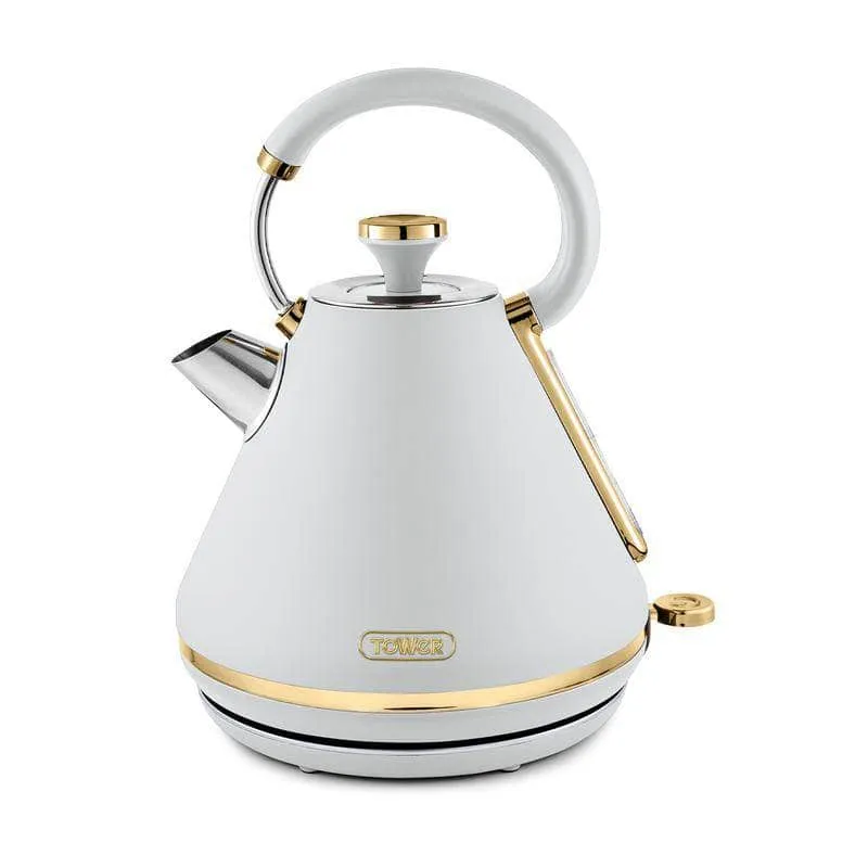 Cavaletto Pyramid Kettle - White