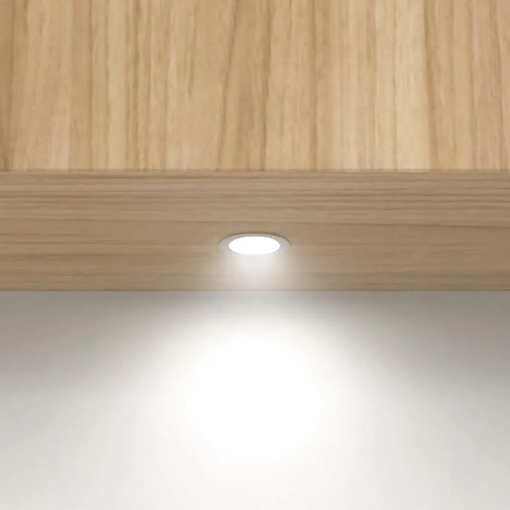 CB07 Round LED Dimmable Cast Aluminum Recessed Cabinet Light Down Lighting Fixture