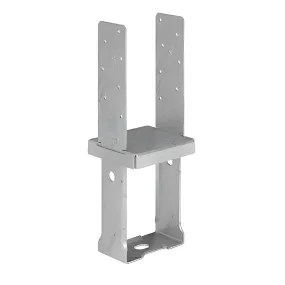 CBSQ Hot-Dip Galvanized Standoff Column Base for 6x8 with SDS Screws