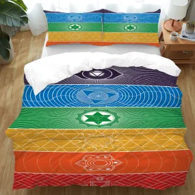 Chakra Yoga Bedding Set