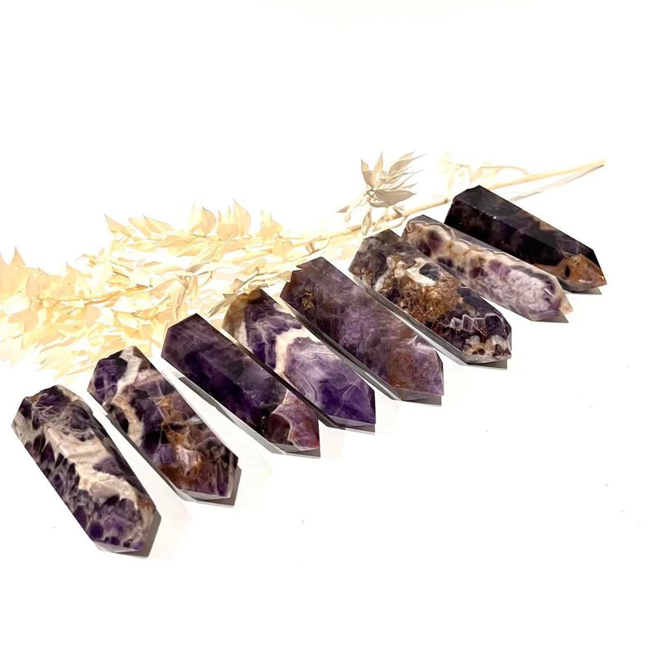 Chevron Amethyst Crystal Tower Point Generator