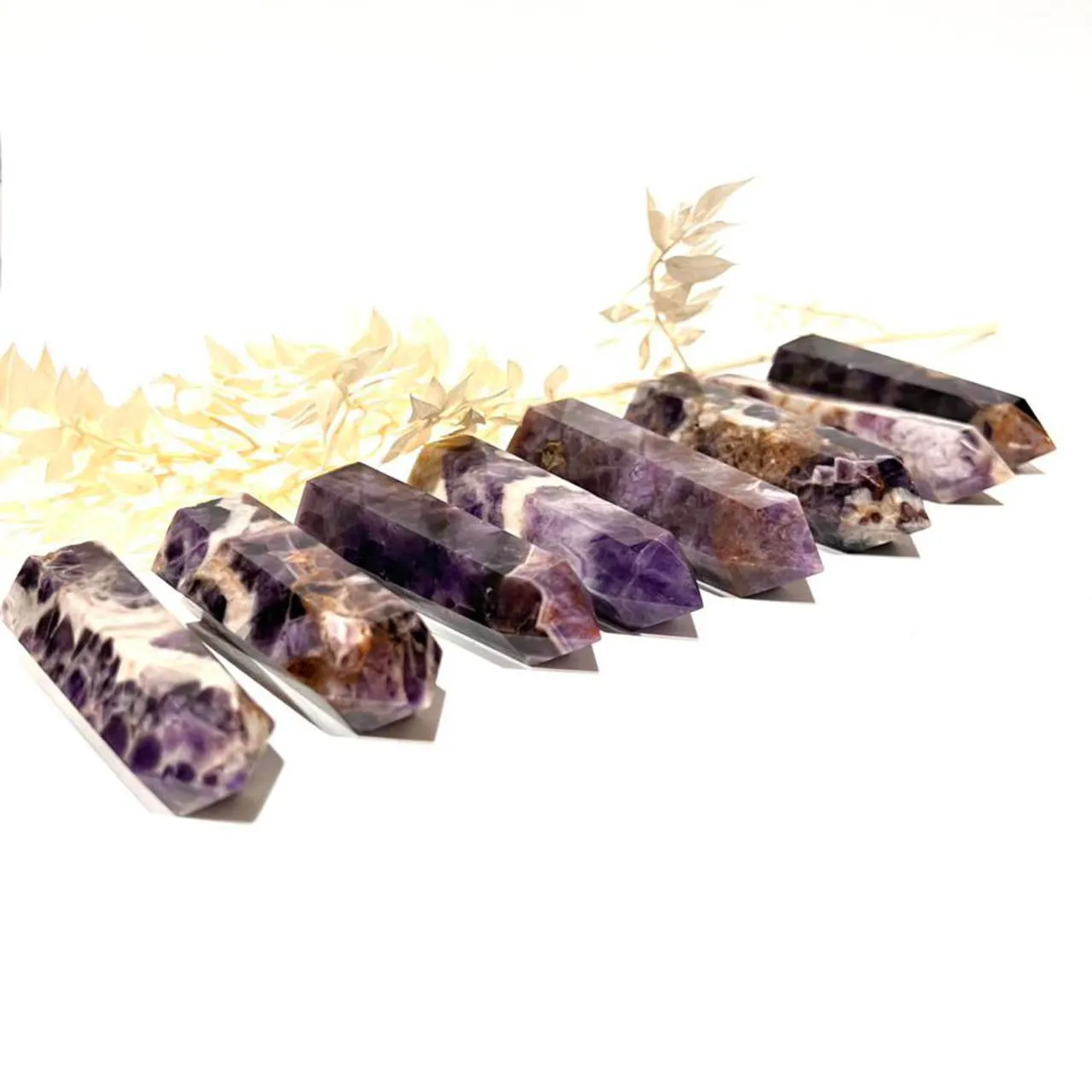 Chevron Amethyst Crystal Tower Point Generator