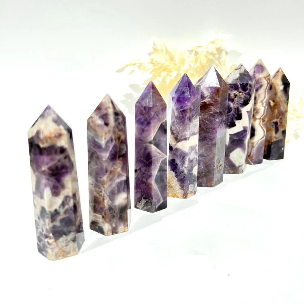 Chevron Amethyst Crystal Tower Point Generator