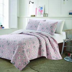 Chickadees - 3 Piece Reversible Quilt Set