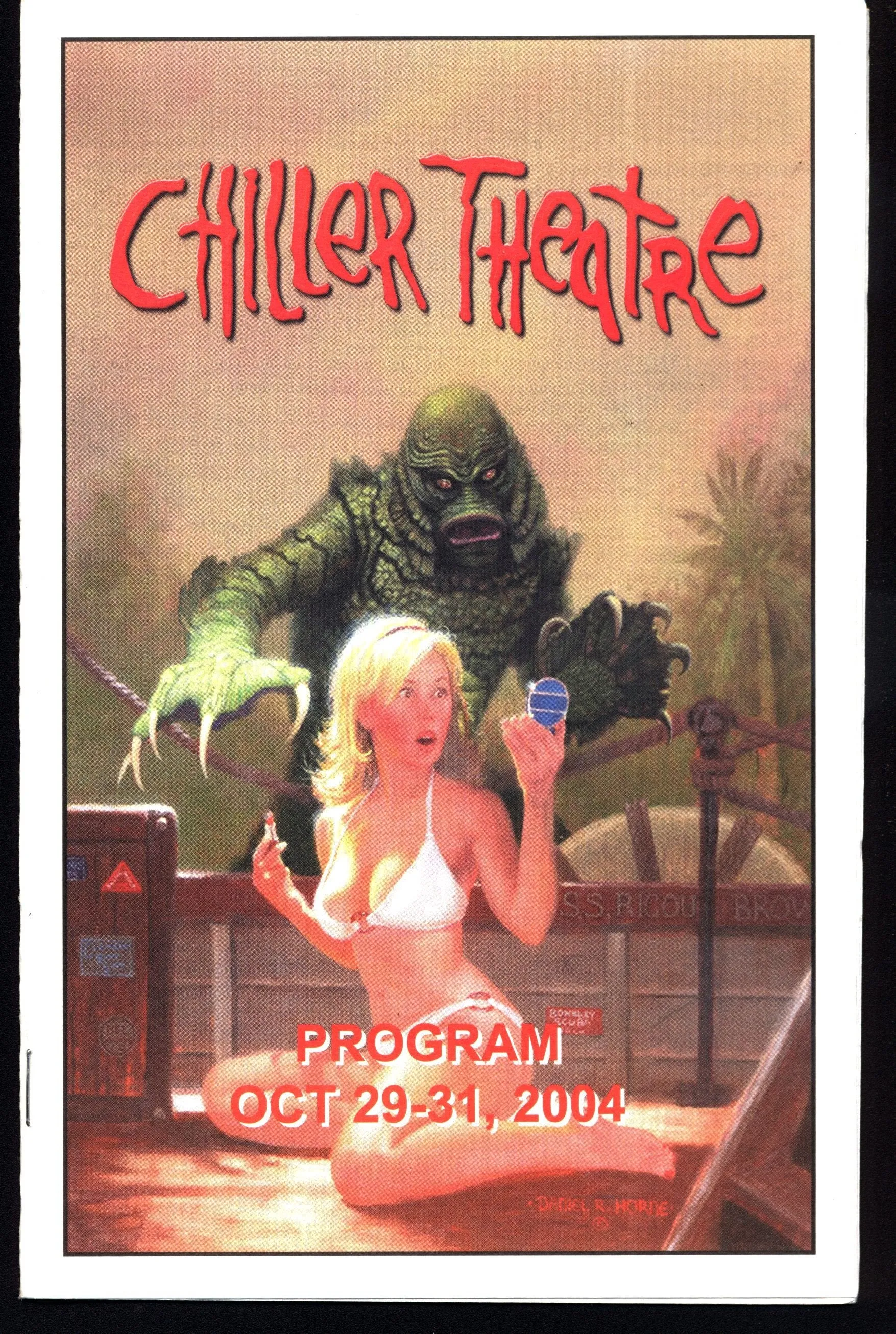 CHILLER THEATRE Creature from the Black Lagoon 04 Halloween Spooktacular NJ Horror Convention Horror Expo Program Book