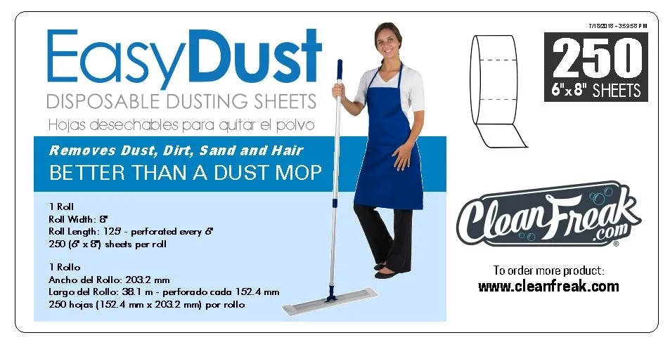 CleanFreak® 'EasyDust' Cleaning & Dusting Sheets