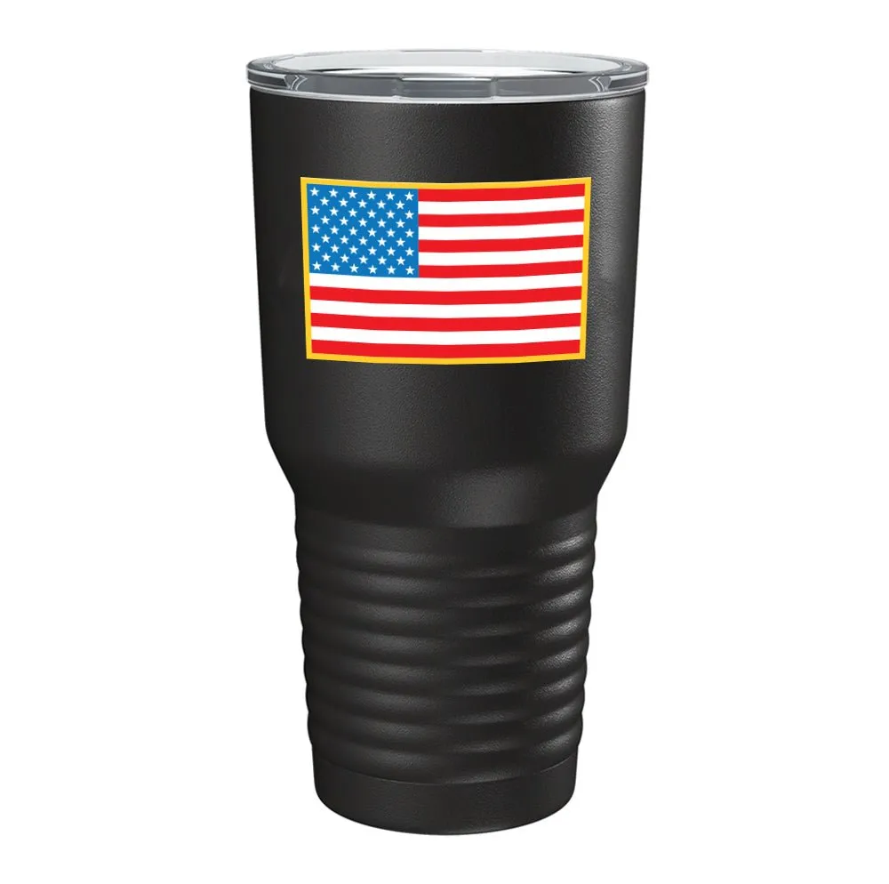 Color US Flag Tumbler