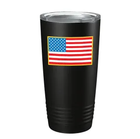 Color US Flag Tumbler