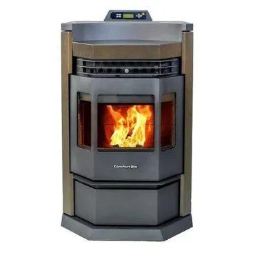 ComfortBilt HP22-N 2,800 sq. ft. EPA Certified Pellet Stove with Auto Ignition 80 lb Hopper Capacity Brown New