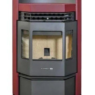 ComfortBilt HP22-N 2,800 sq. ft. EPA Certified Pellet Stove with Auto Ignition 80 lb Hopper Capacity Red New