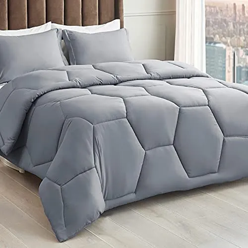 Comforter Set 3 Pieces - Bedding Set Washable for All Season