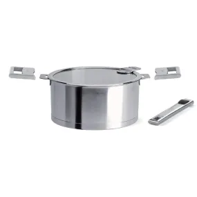 Cristel Strate Stainless Steel 5-Piece Saucepan Set