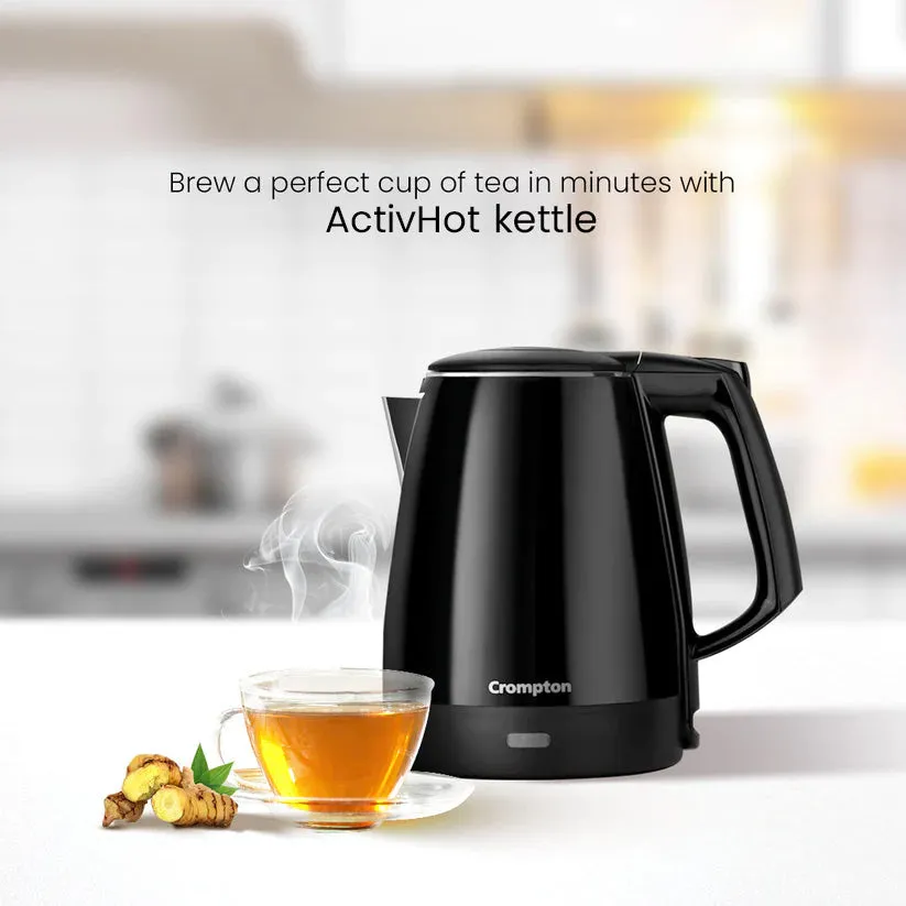 Crompton ActivHot Cool Touch Electric Kettle | 1.2 Litres