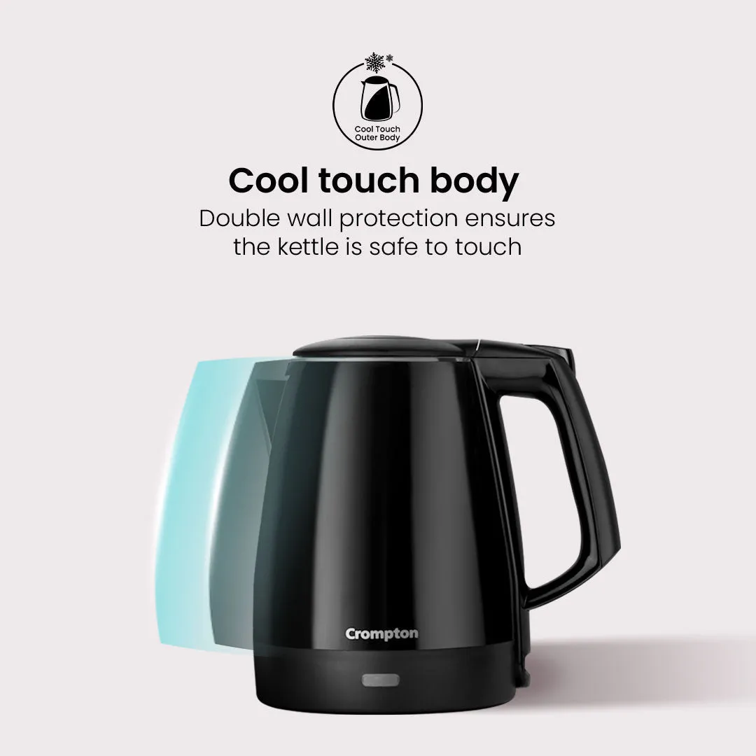 Crompton ActivHot Cool Touch Electric Kettle | 1.2 Litres