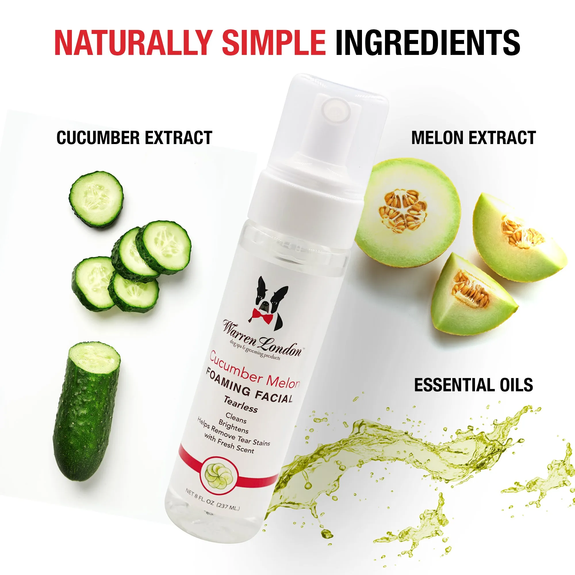 Cucumber Melon Foaming Facial For Dogs