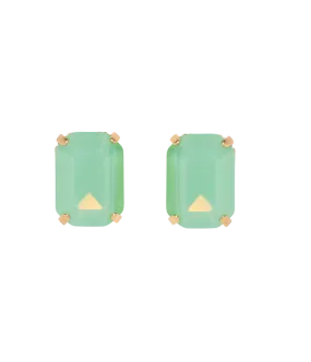 Danielle Studs in Green Opal