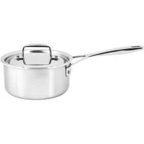 Demeyere Essential 5-ply 1.5-qt Stainless Steel Saucepan with Lid