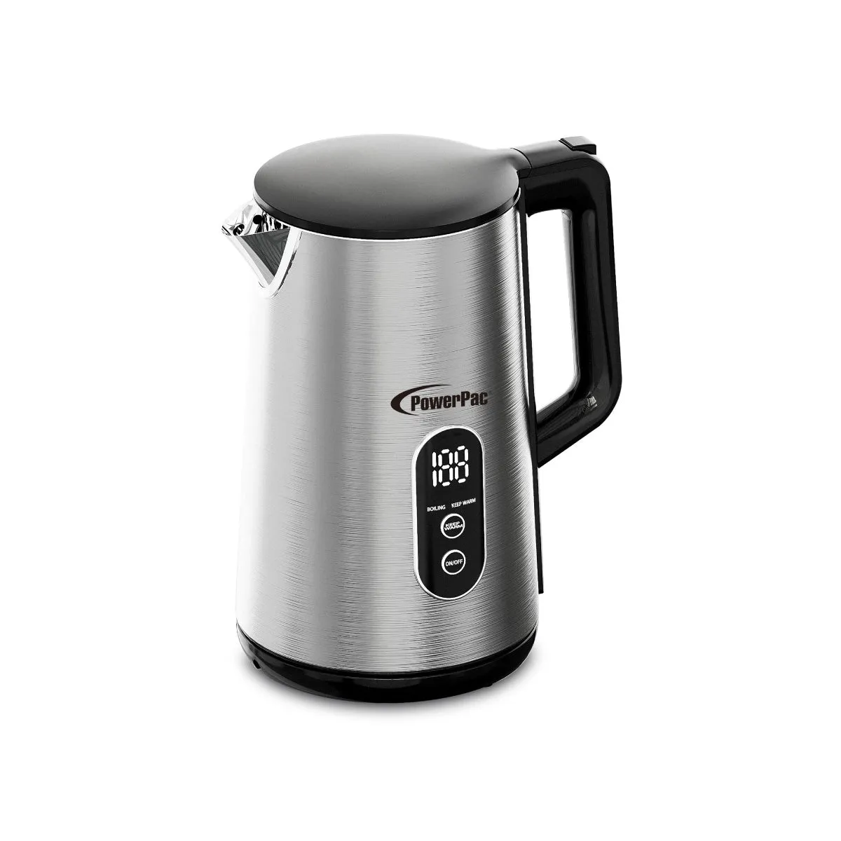 Digital Kettle, Electric Kettle, Cordless Kettle Jug 1.7L Stainless Steel (PPJ2032)