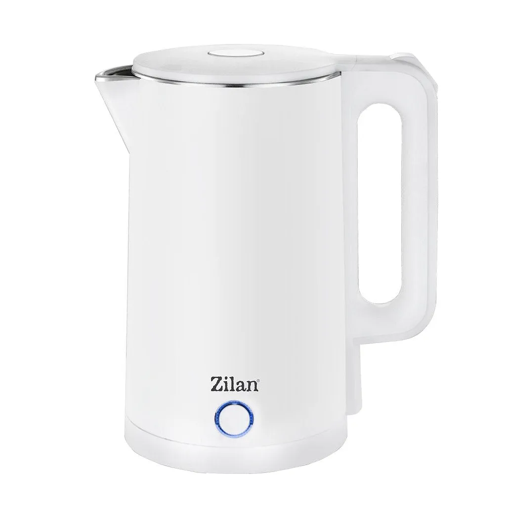 Double Wall Electric Kettle White