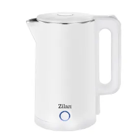 Double Wall Electric Kettle White