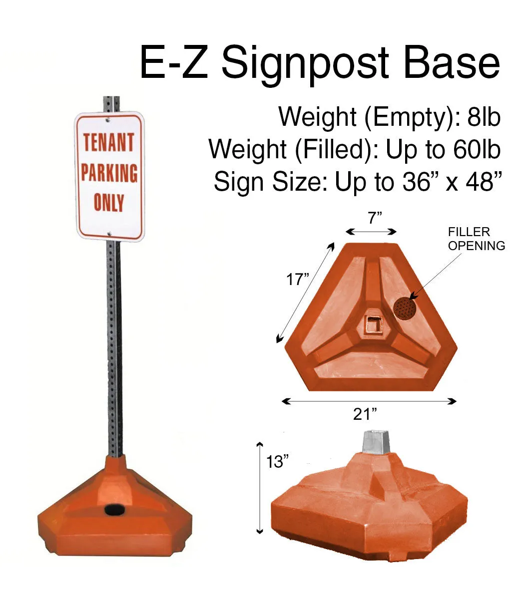 E-Z Signpost Base Sign Stand