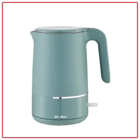 Elba EJK-Q1782SS(GN) 1.7L Safe Cool Touch Surface Jug Kettle (Green)