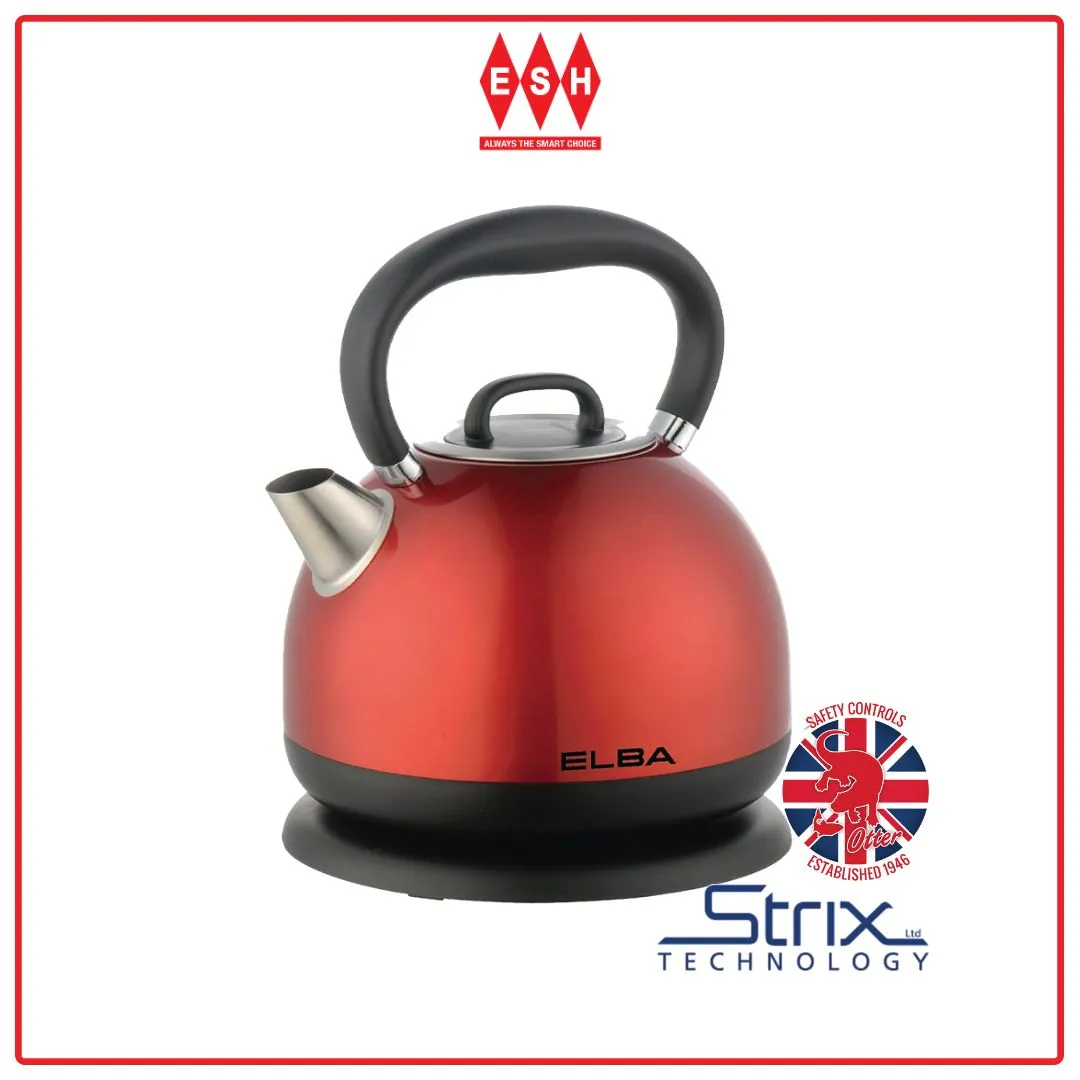 Elba EK-K1780(RD) 1.7L / 1850-2200W Electric Kettle (Red)