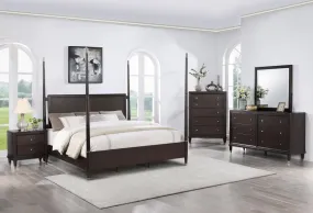 Emberlyn 5-piece Poster Bedroom Set Brown