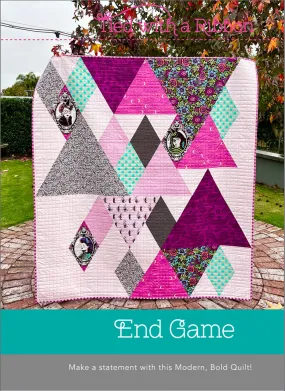 End Game - Nightshade Version Quilt Pattern