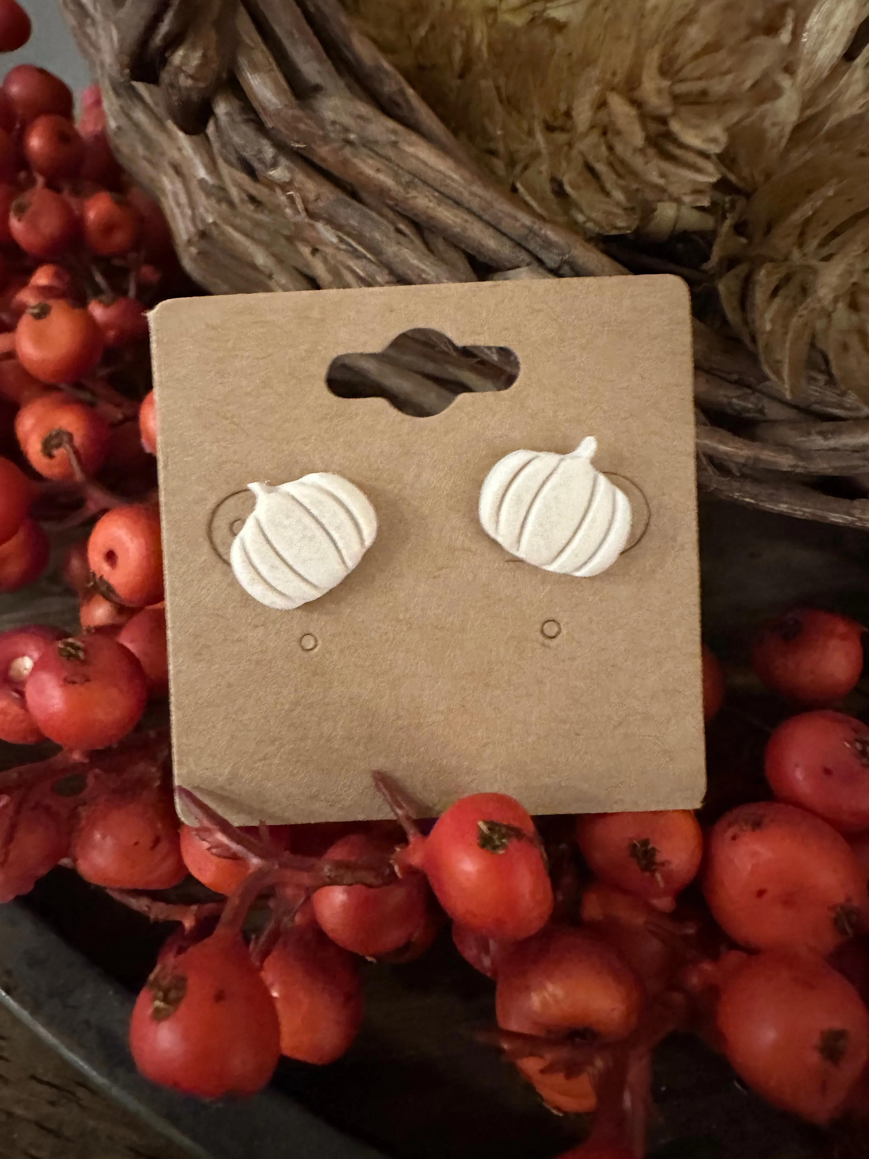 Fall Micro Stud Earrings