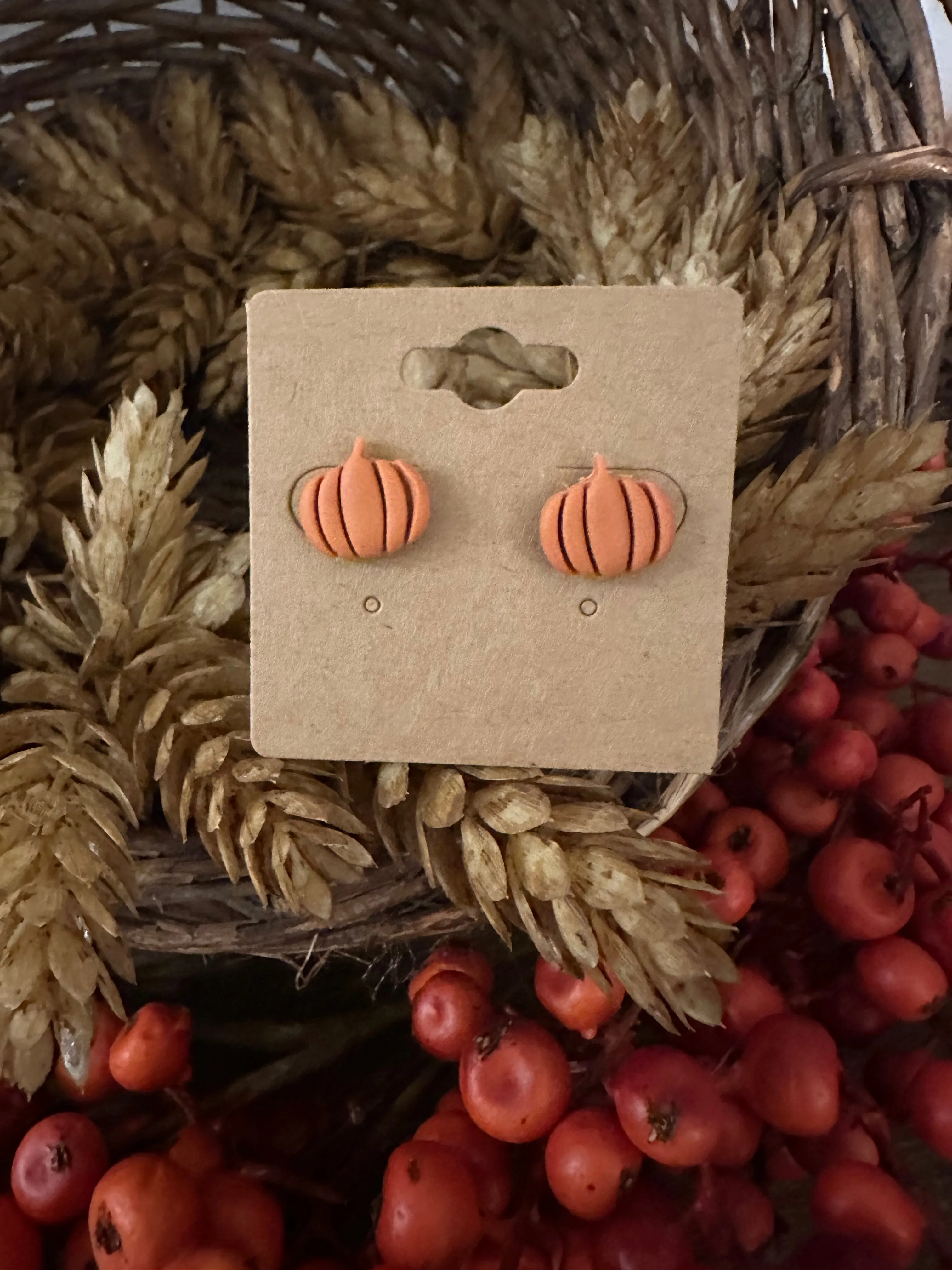 Fall Micro Stud Earrings