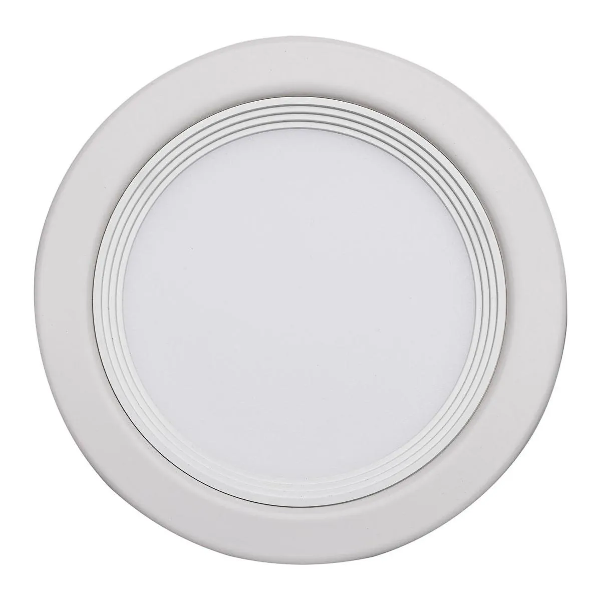 Fire Rated 4 Inch Canless LED Recessed Light, 800 Lumens, Selectable CCT, Baffle Trim