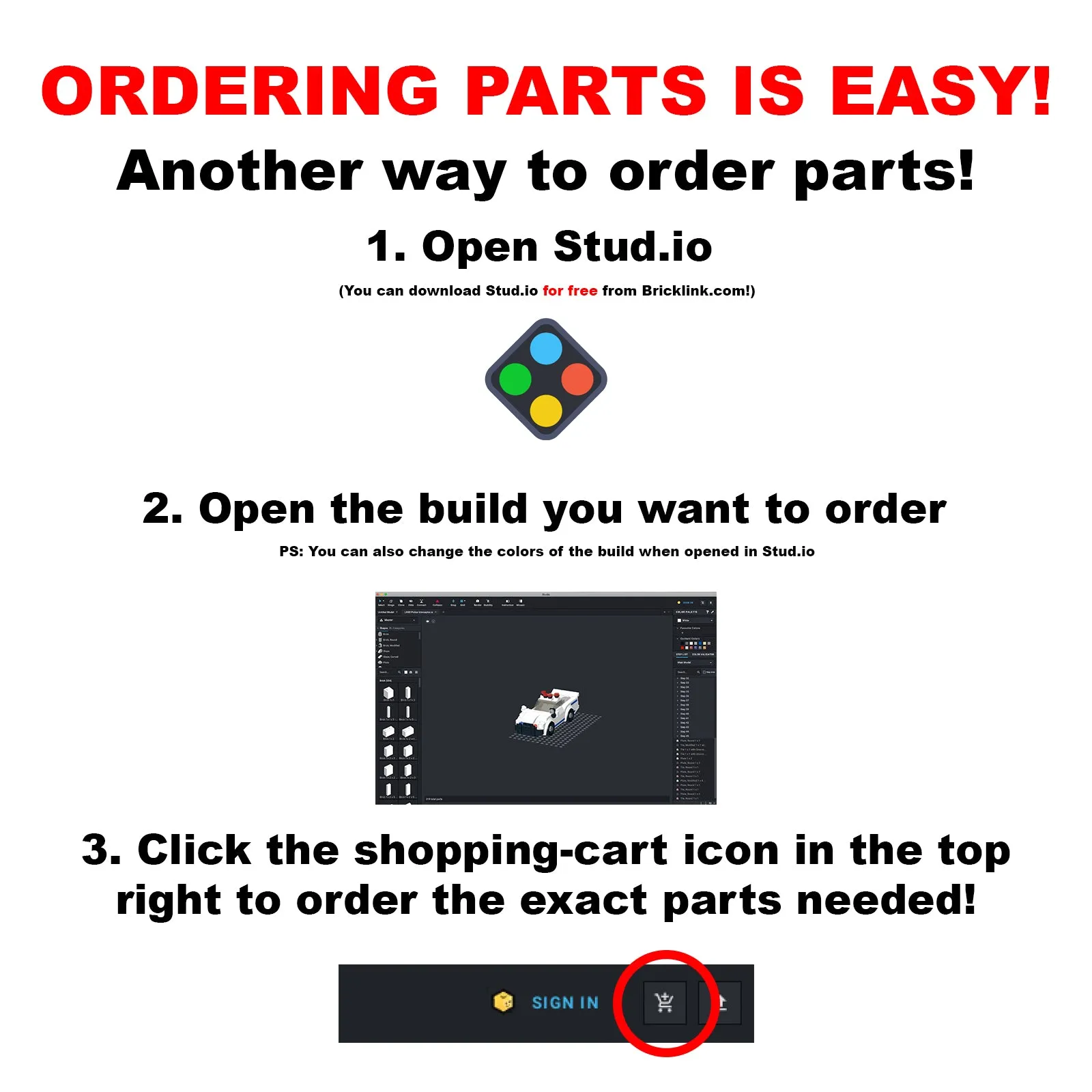 Flats Off 5th Stackable Tower Instructions