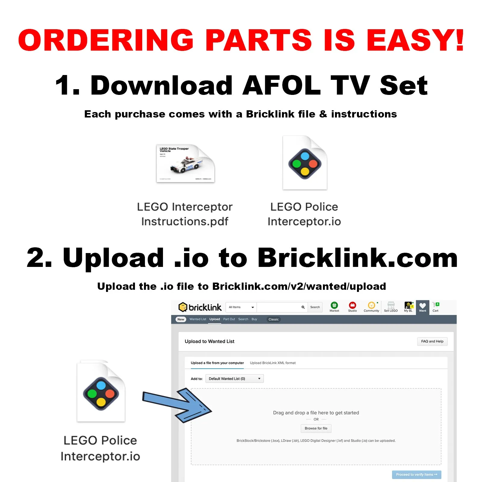 Flats Off 5th Stackable Tower Instructions