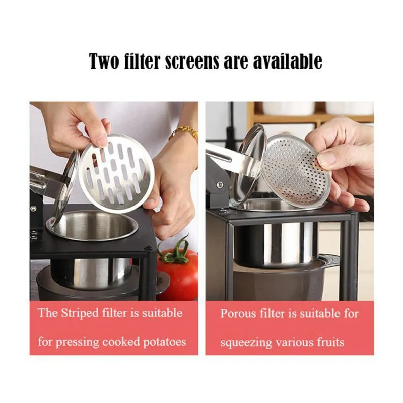 Fresh Squeeze Stainless Steel Manual Juicer