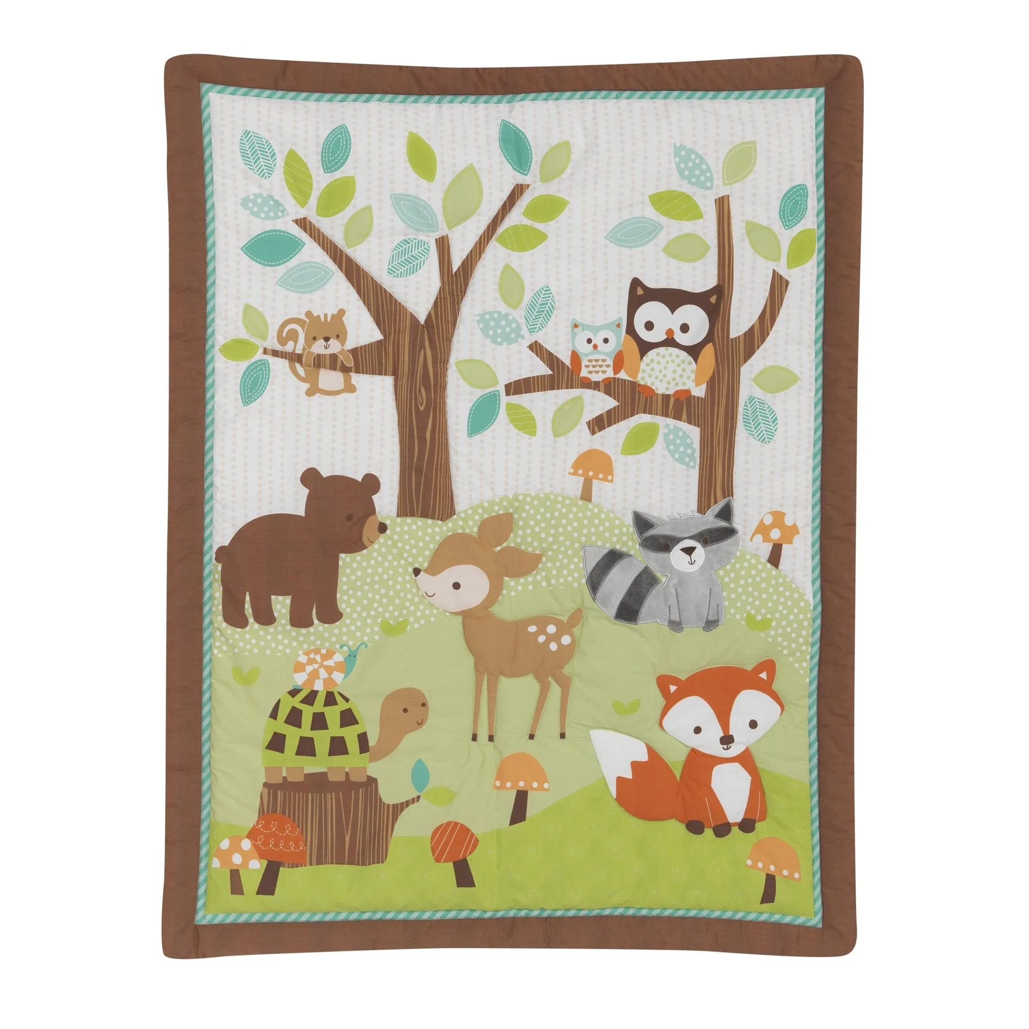 Friendly Forest 3-Piece Crib Bedding Set