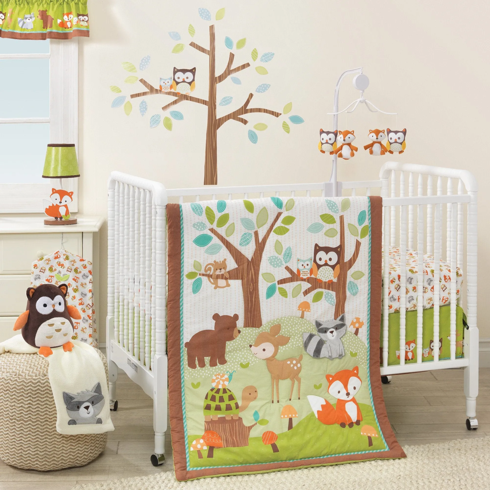 Friendly Forest 3-Piece Crib Bedding Set