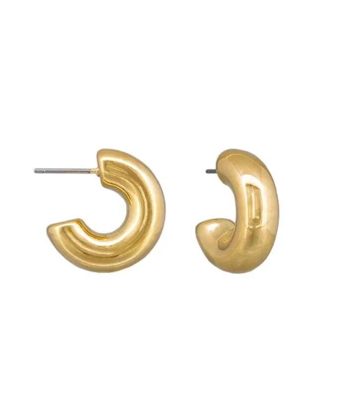 Gold Brielle Hoops