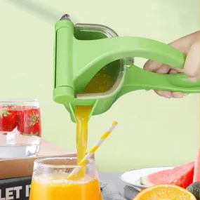 Green Multifunctional Juicer Handheld Non-electric Lemon Squeezer Fruit Vegetable Small Juicer Manual Juicer