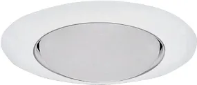 Halo 401P Recessed Light Trim, Metal Body, White :EA: QUANTITY: 1