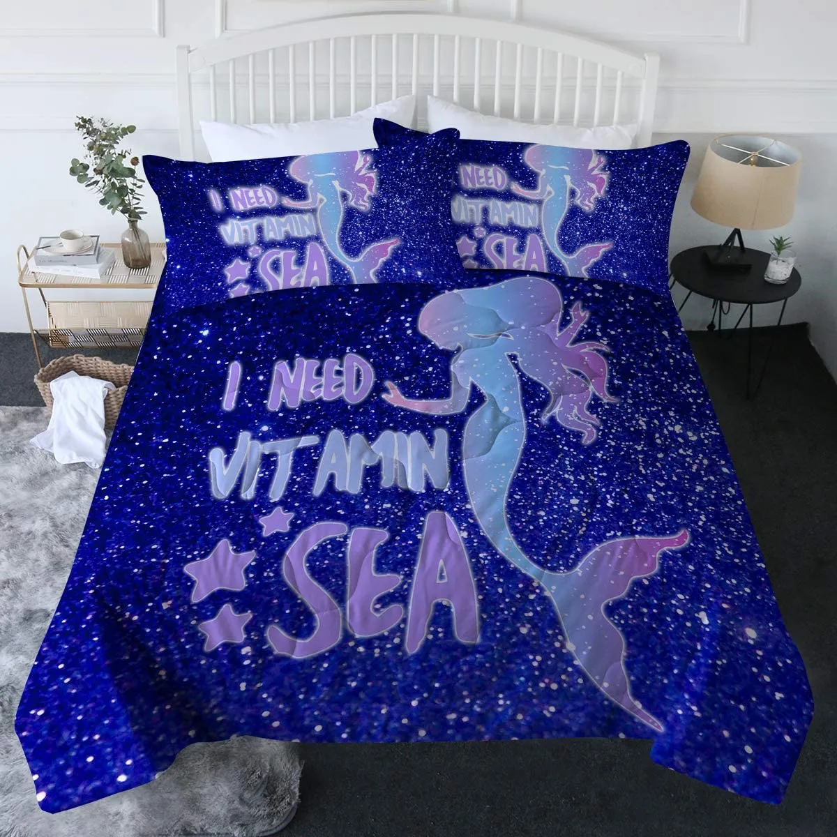 I Need Vitamin Sea Comforter Set